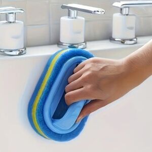 Blue and Yellow Bath Scrubber